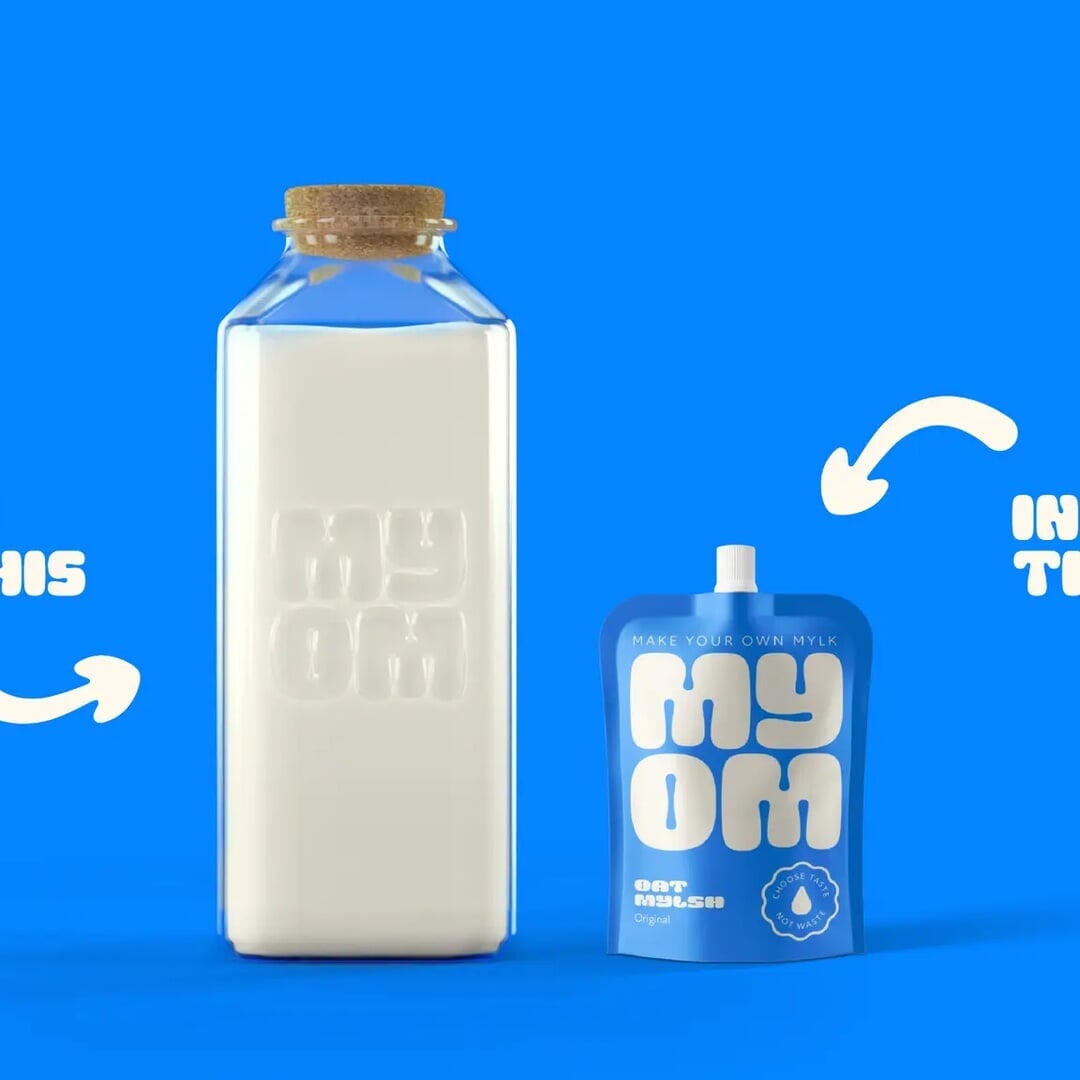 Brand Identity for MYOM Plant-Based Milk Concentrate