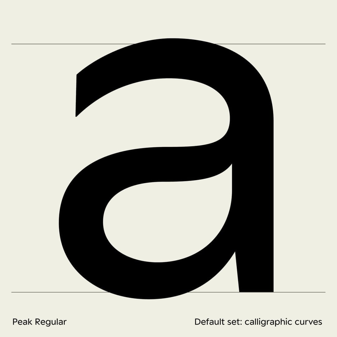 Typeface Design for ES Peak