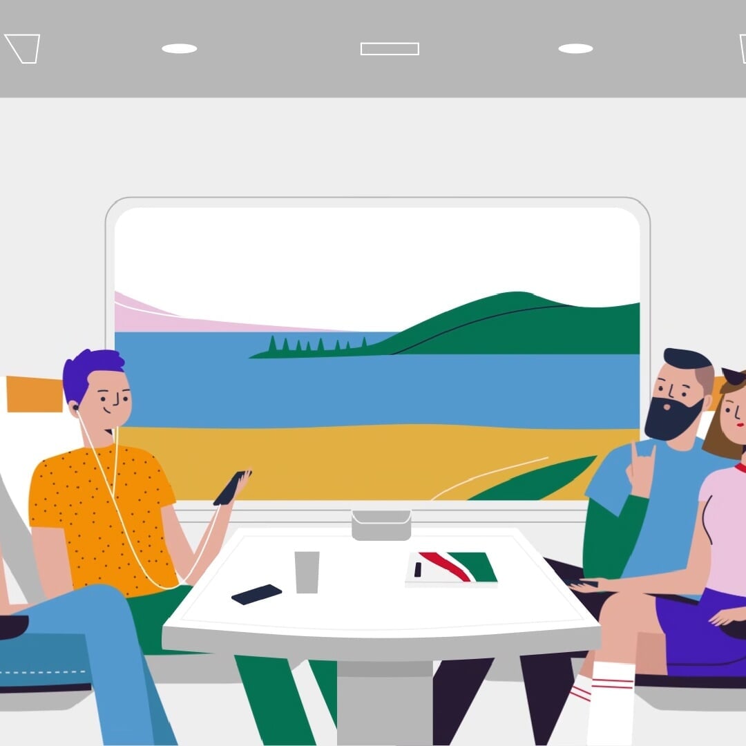 Motion Design for Trenitalia Summer Campaign