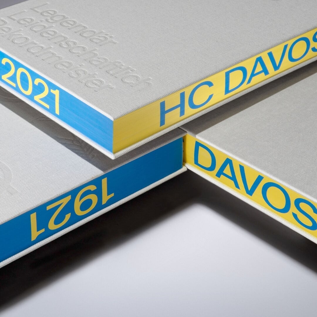 Centennial Book Design for Hockey Club Davos
