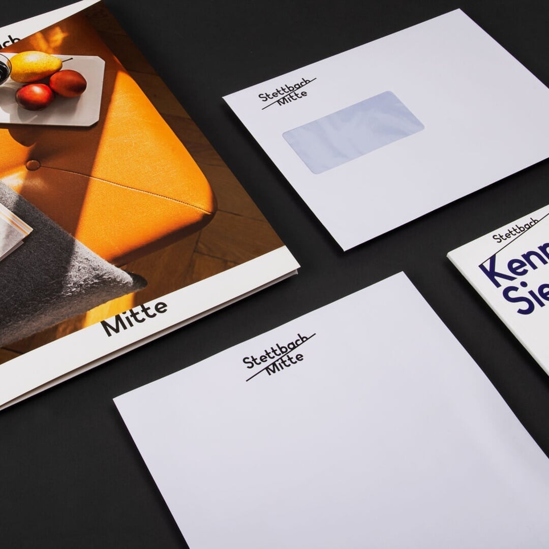 Corporate Identity for Stettbach Mitte Neighborhood
