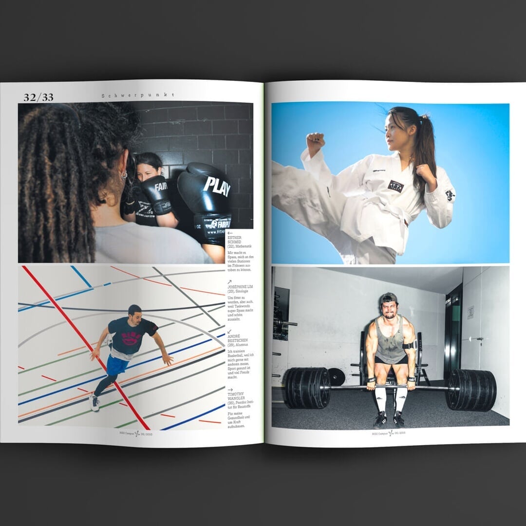 Editorial Design for NZZ Campus Magazine