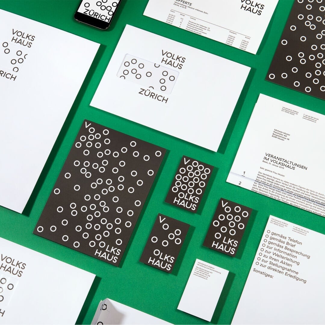 Visual Identity and Digital Design for Volkshaus Zürich