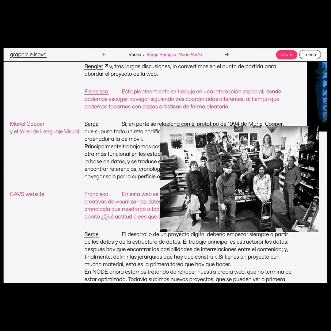 Web Design for Graphic Elisava