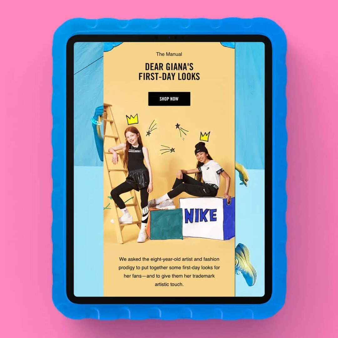 Brand Identity and Art Direction for Nike Kids