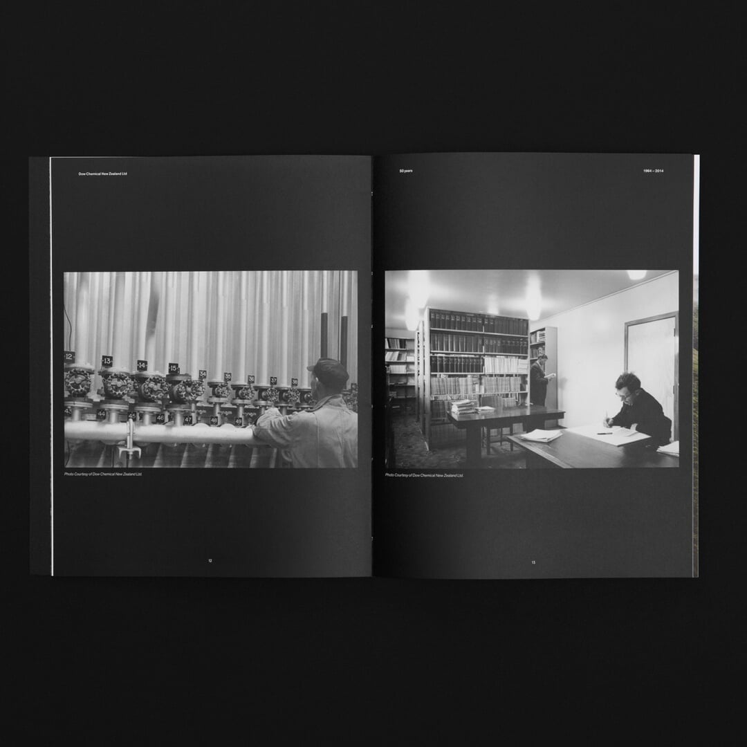 Print Design for Dow NZ50 Retrospective