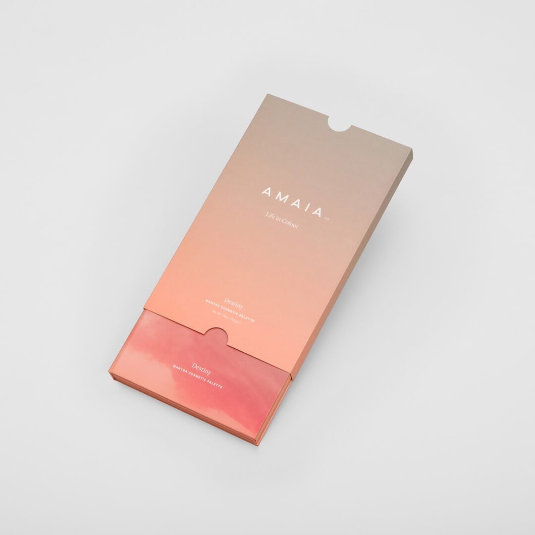Brand Identity and Packaging for Amaia Cosmetics