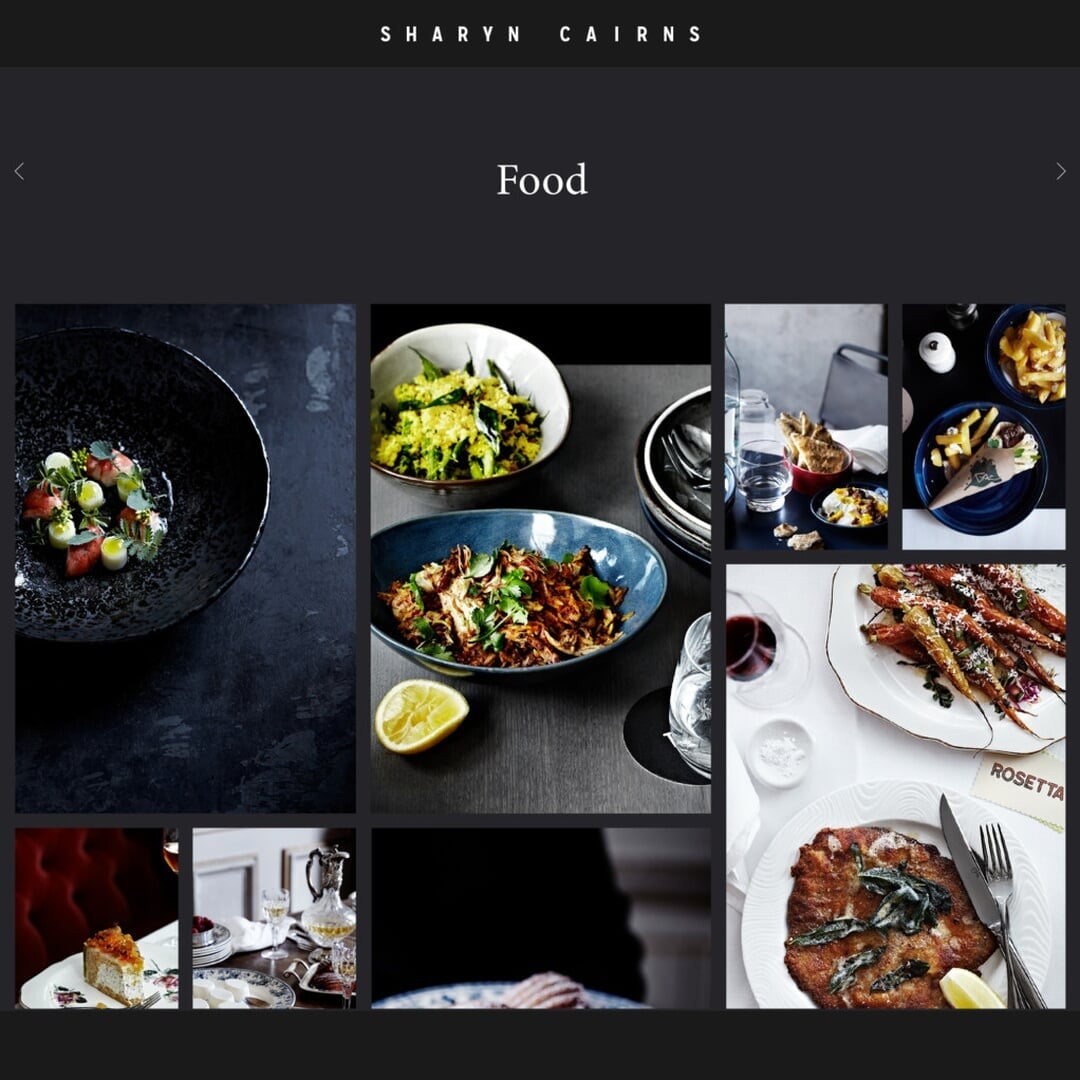 Brand Identity and Website for Photographer Sharyn Cairns