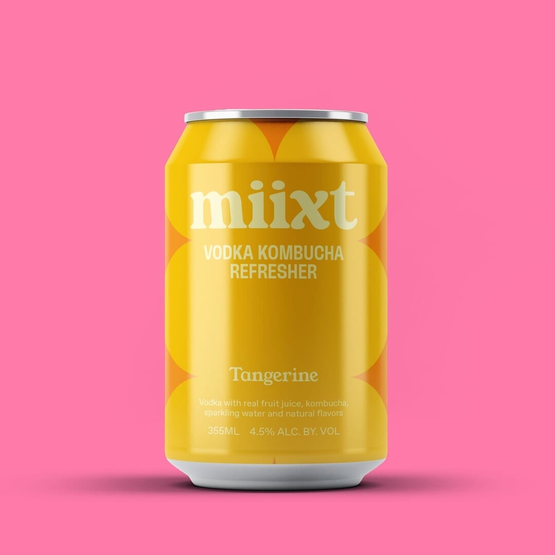 Brand Identity and Packaging for Miixt Vodka Kombucha