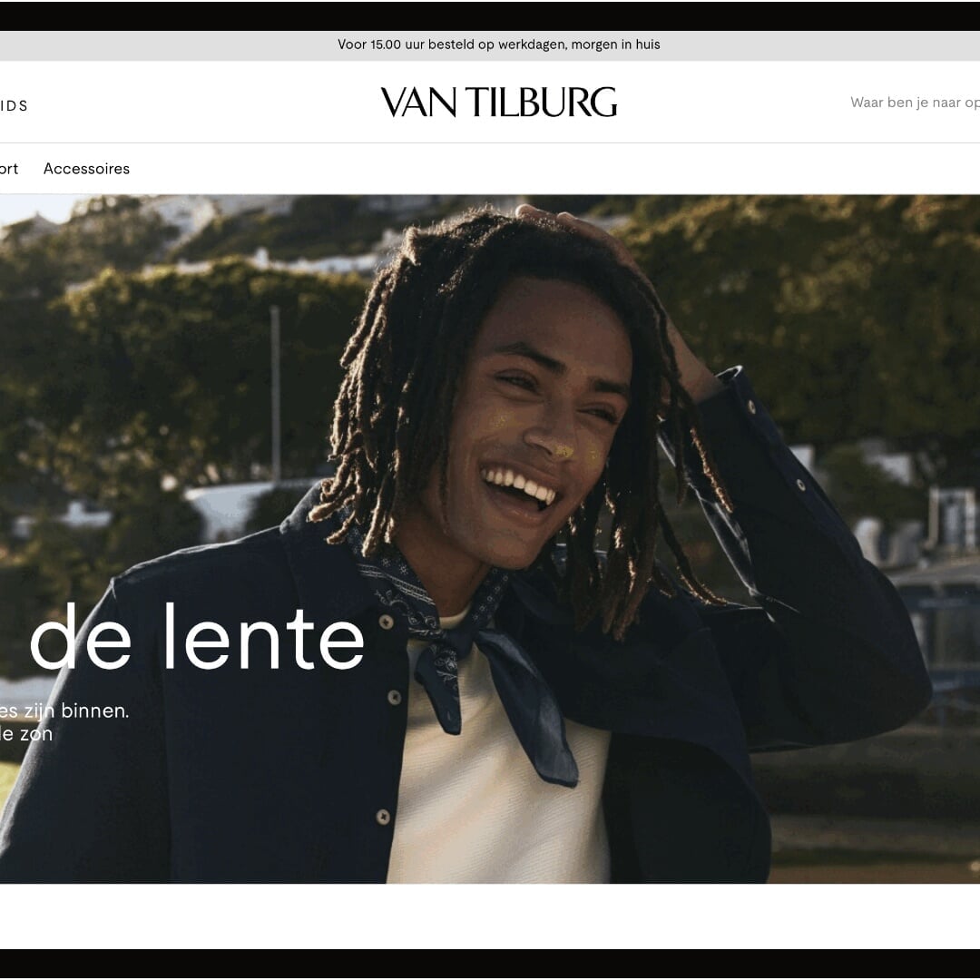 Visual Identity and Website Design for Van Tilburg Department Store