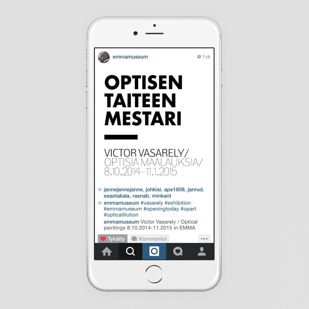 Visual Identity for EMMA Victor Vasarely Exhibition
