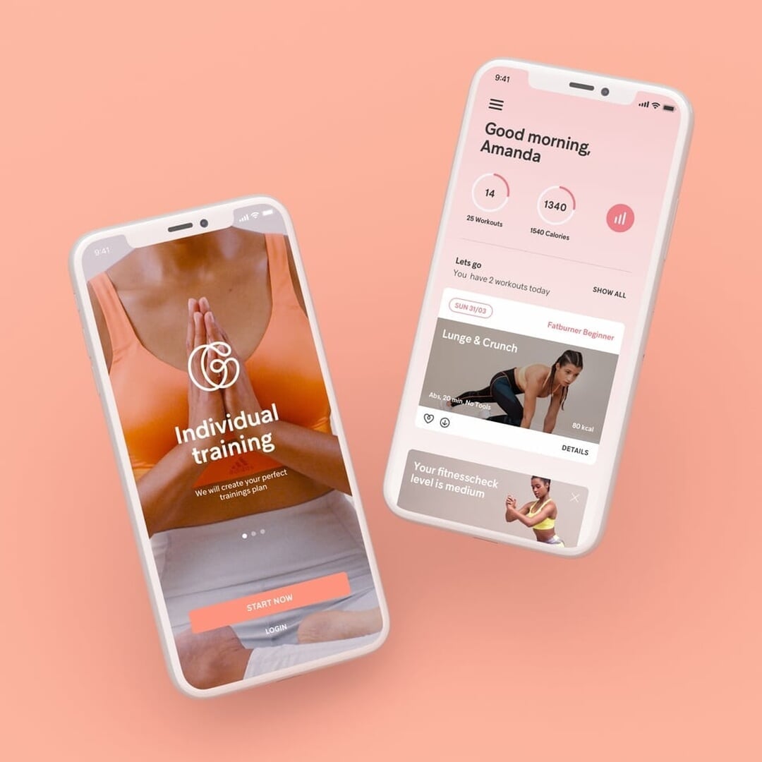 Visual Identity for an Online Fitness Service