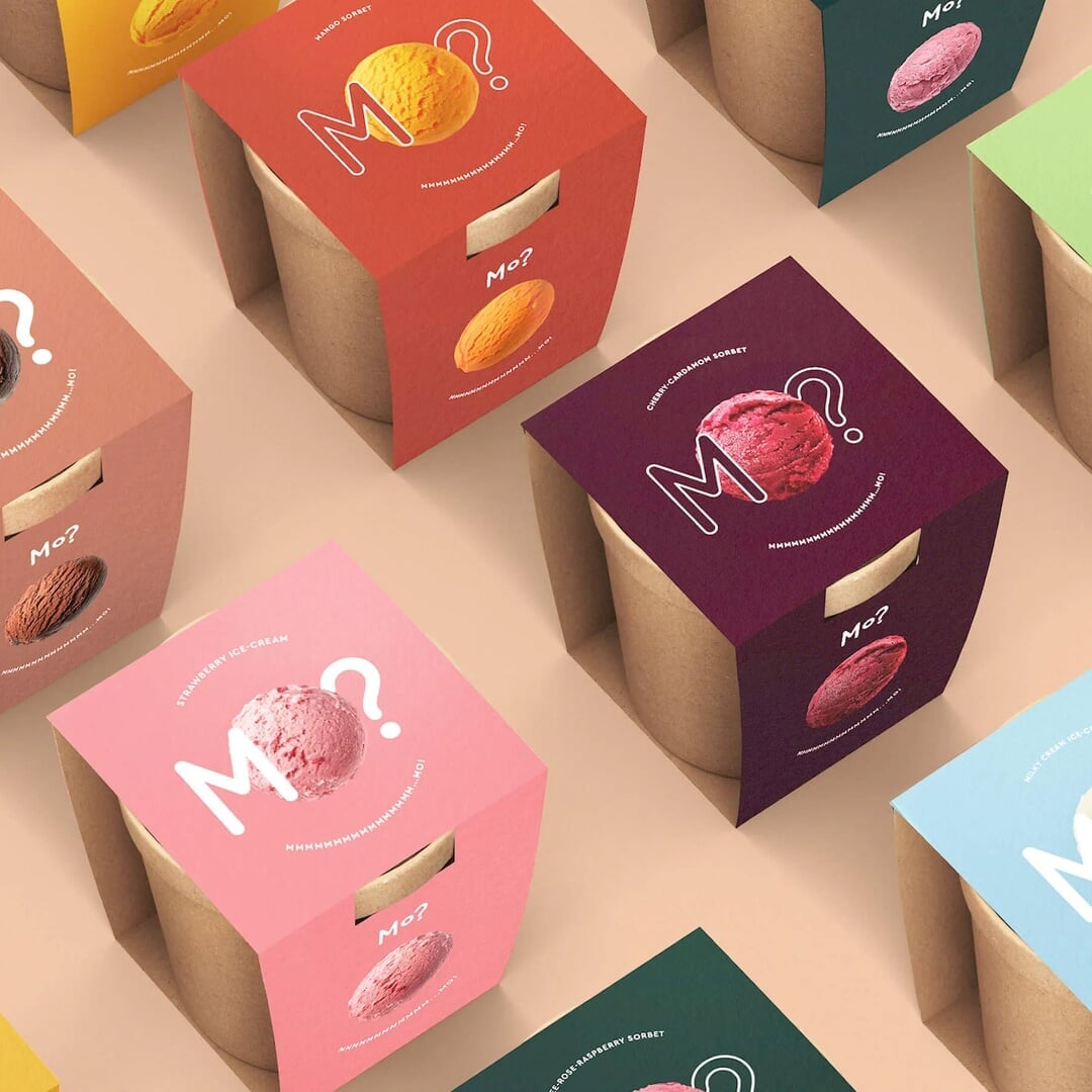 Naming and Packaging Design for Mo Ice Cream