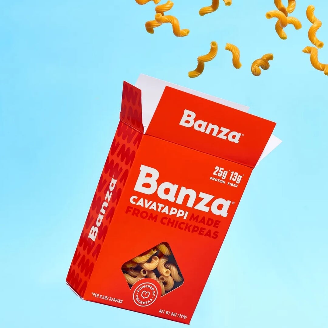 Brand Identity and Packaging Design for Banza Chickpea Pasta