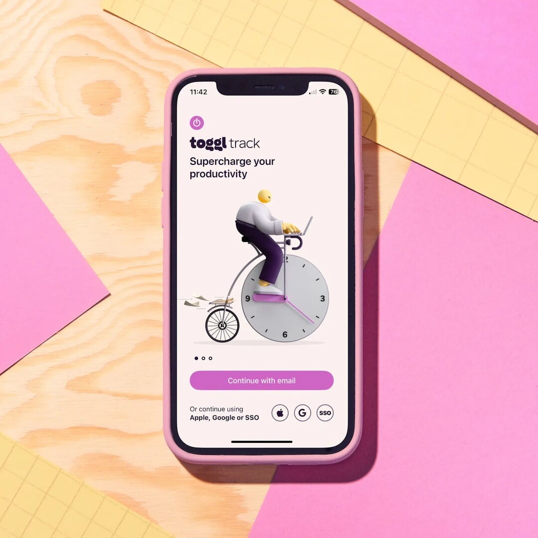 Brand Refresh for Toggl Time Tracking Platform