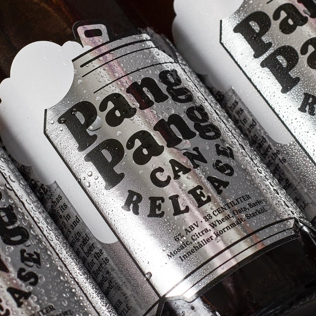Beer Label Design for PangPang Can Release
