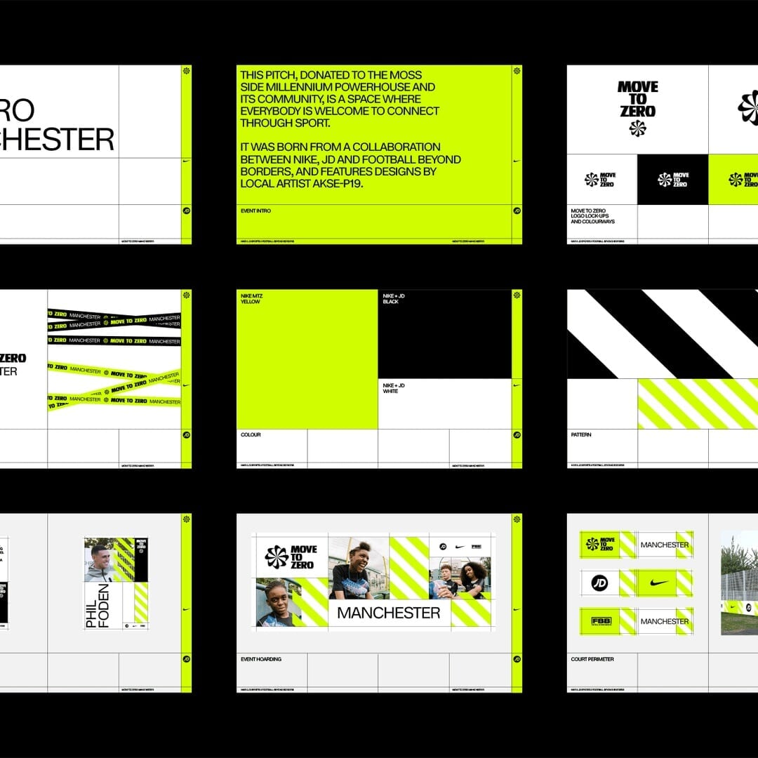 Campaign Identity for Nike MTZ Manchester