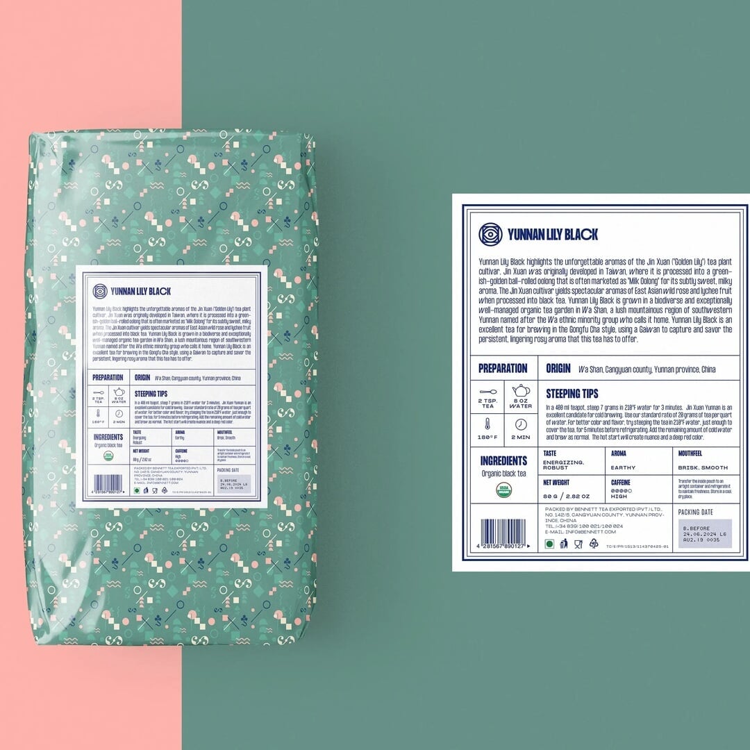Brand Identity for Bennett Tea