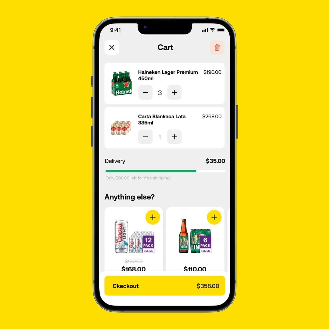 UI/UX and Visual Identity for Heineken Mexico’s Glup App