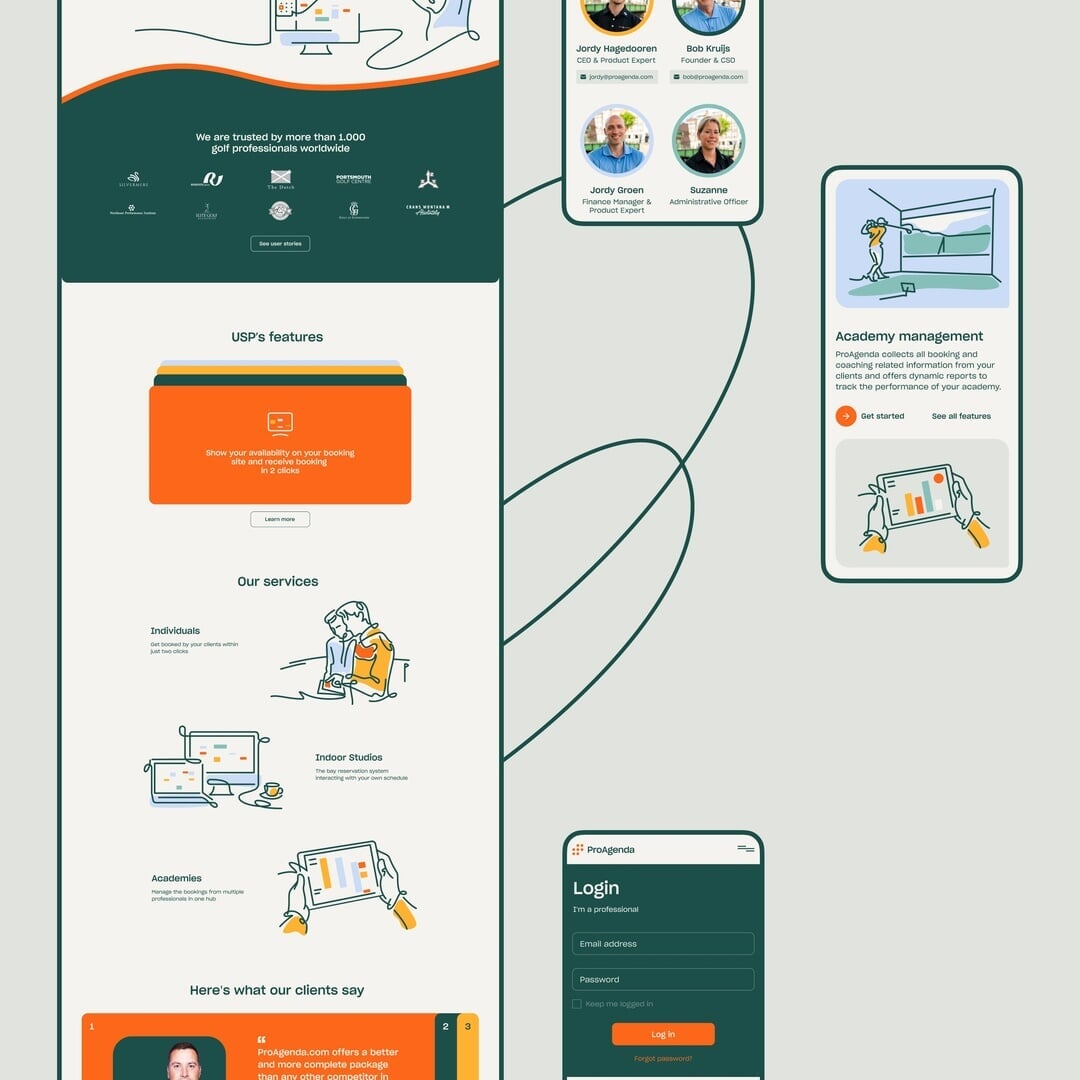 Web Platform Design for ProAgenda