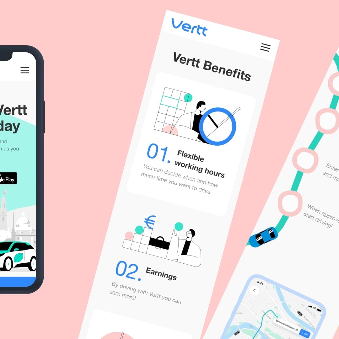 Mobile App and Brand Identity for a Swiss Ride-Hailing Service
