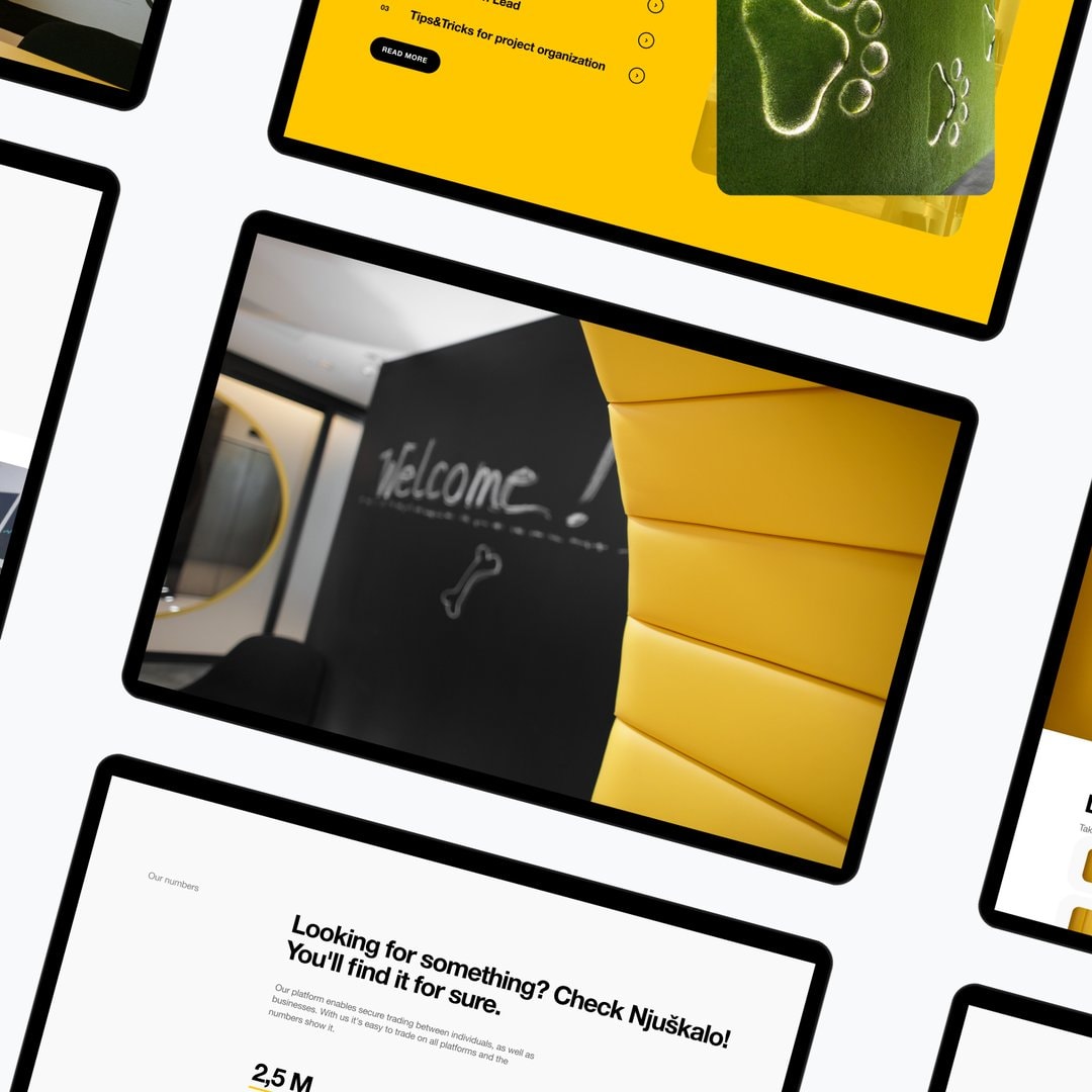 Company Website Redesign for Njuskalo
