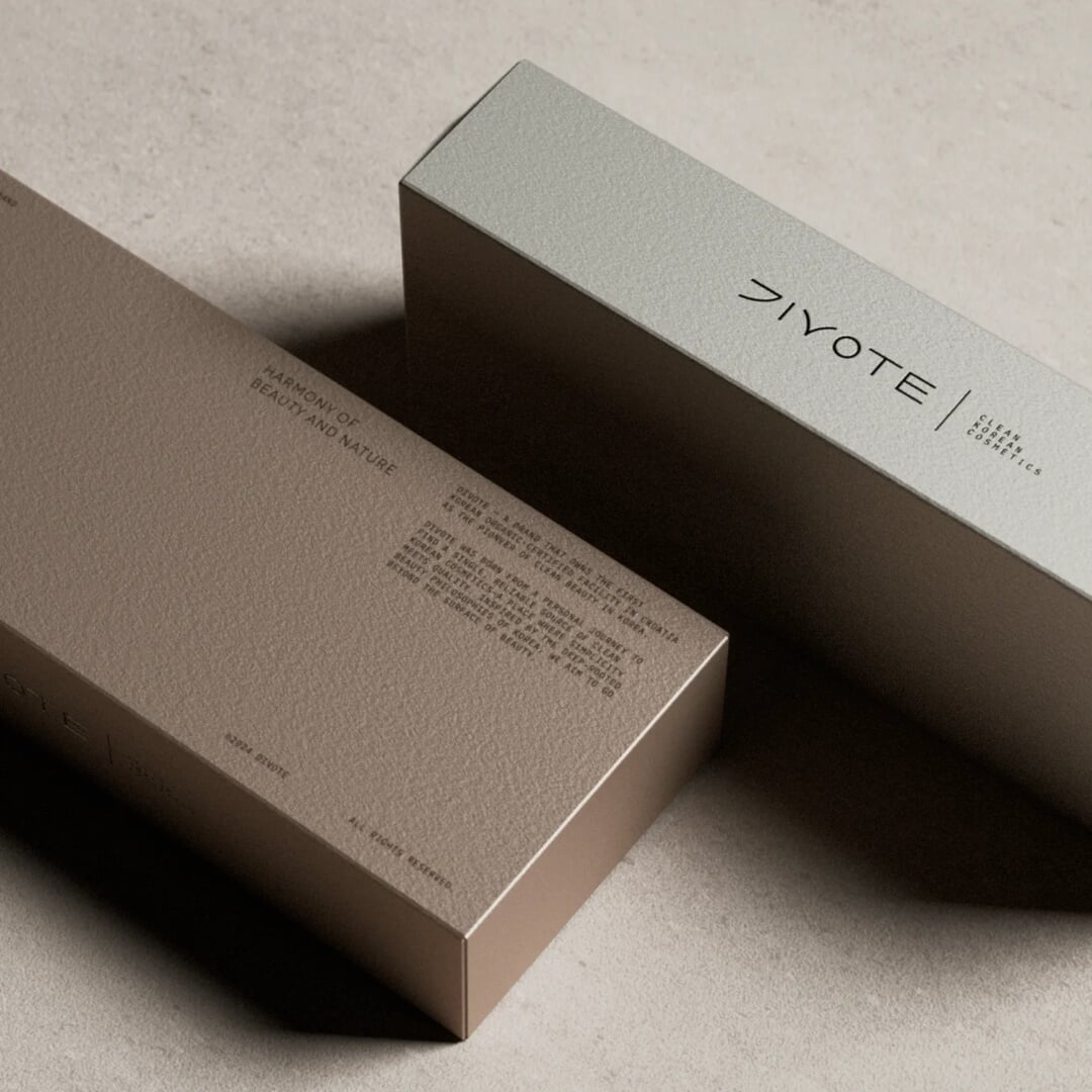 Brand Identity and Website Design for Korean Clean Cosmetics Brand Divote
