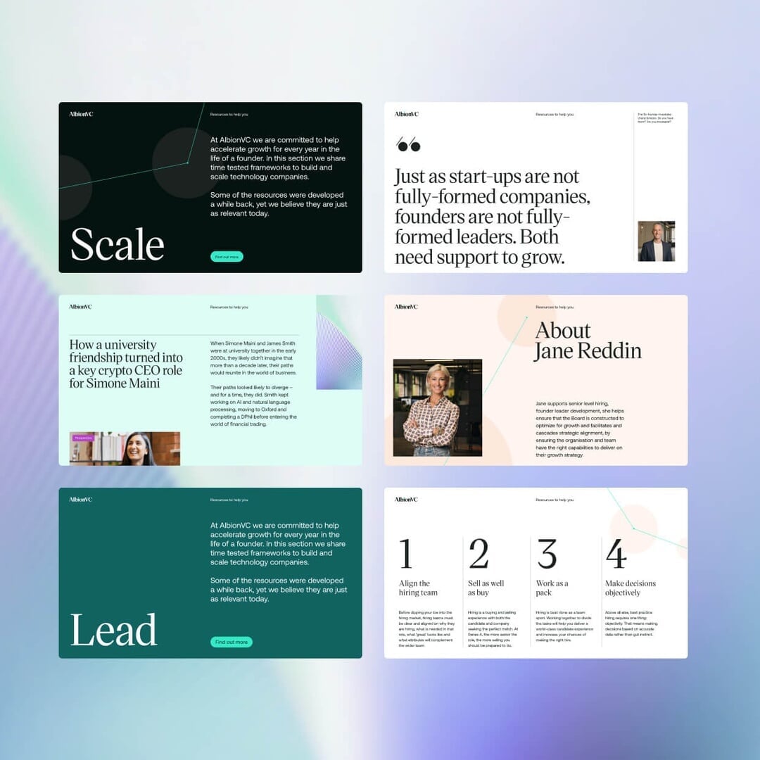 Brand Identity for AlbionVC
