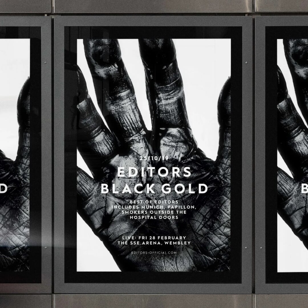 Campaign and Packaging for Editors’ Black Gold Album