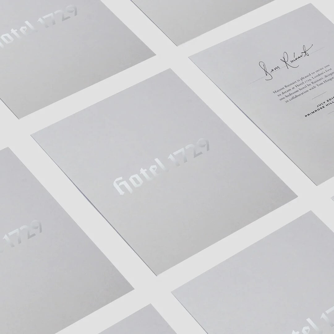 Experiential Art Direction for Ruinart Hotel 1729