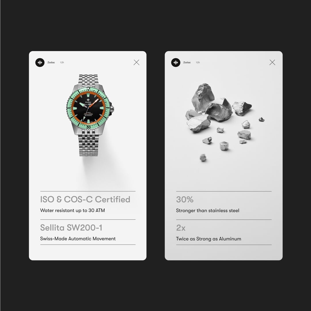 Creative Direction and Digital Design for Zodiac Watches