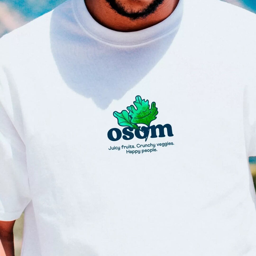 Brand Identity and Packaging for Osom Produce Brand