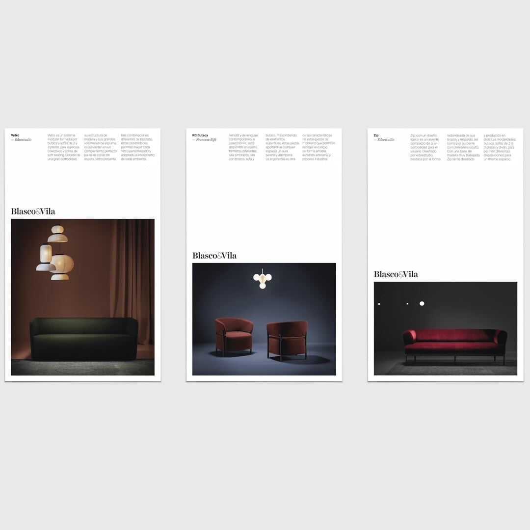 Brand Identity Renewal for Blasco&Vila