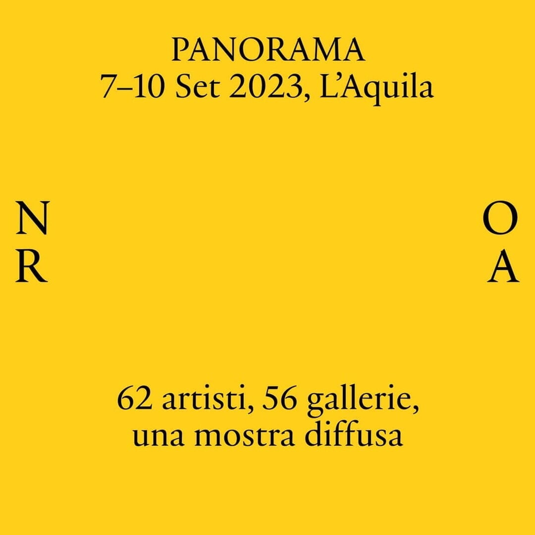 Visual Identity for Panorama L'Aquila Art Exhibition