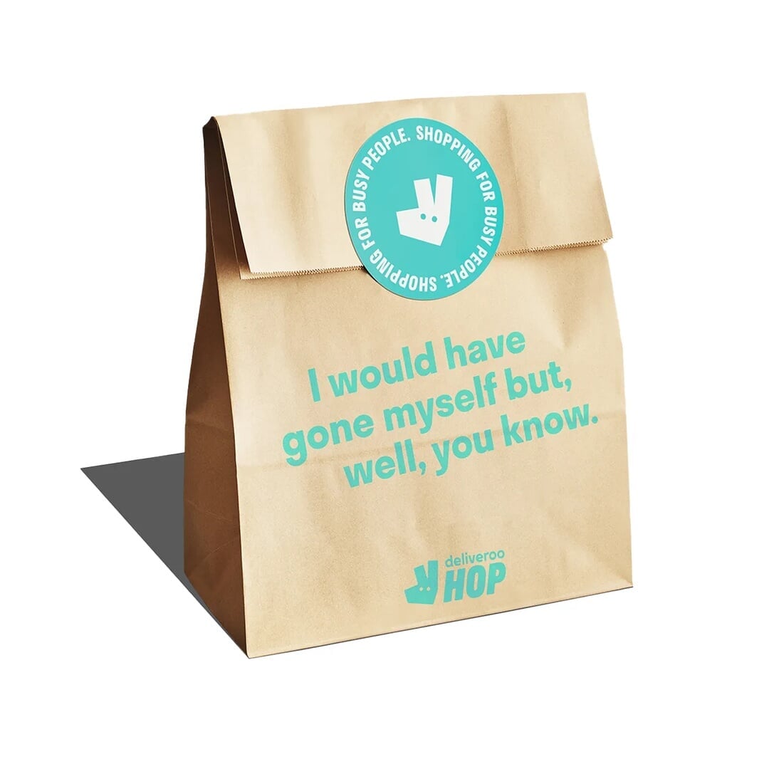 Brand Identity Evolution for Deliveroo Hop