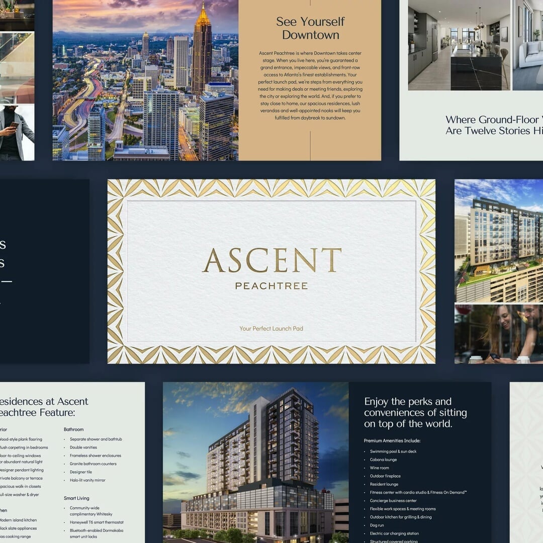 Brand Identity for Ascent Peachtree Luxury Residences