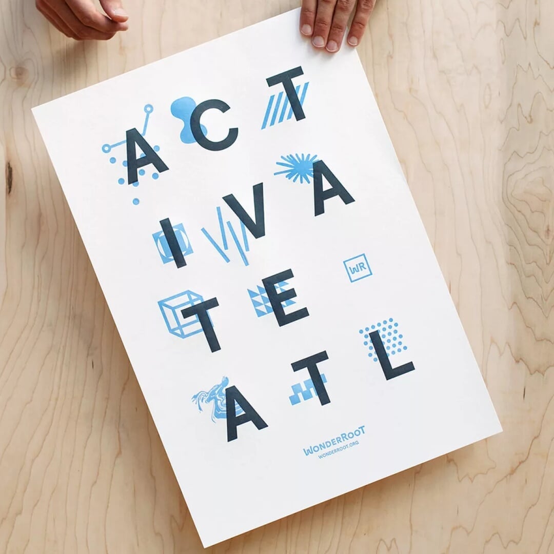 Brand Identity for WonderRoot Nonprofit Arts Organization