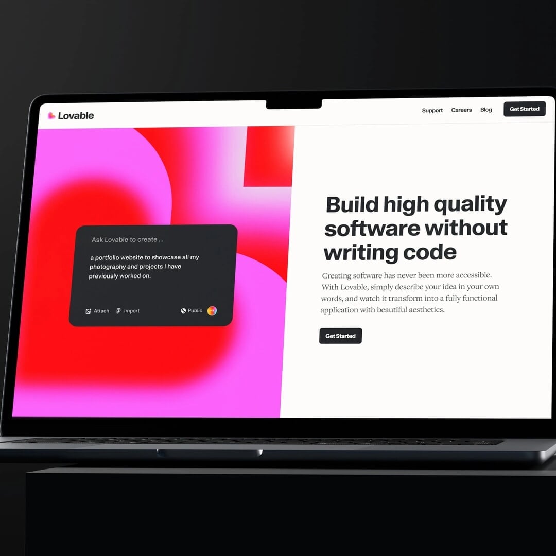Kinetic Brand Identity for an AI App Platform