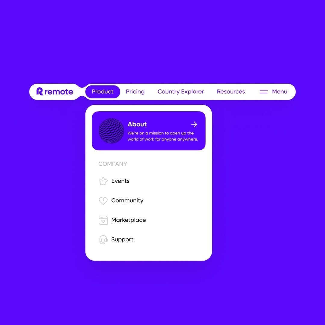 Website Design for Remote Global Hiring Platform