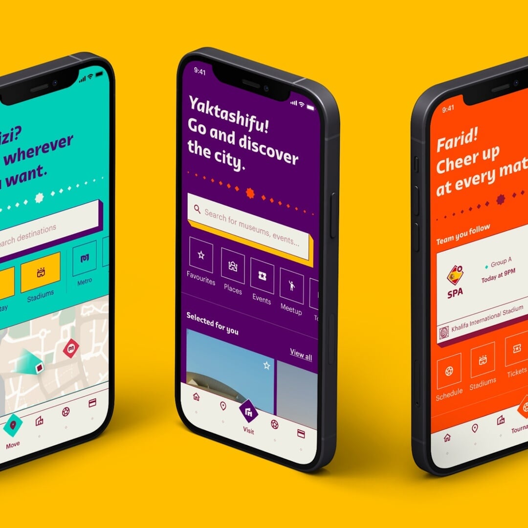 Mobile App Design for Qatar 2022 World Cup