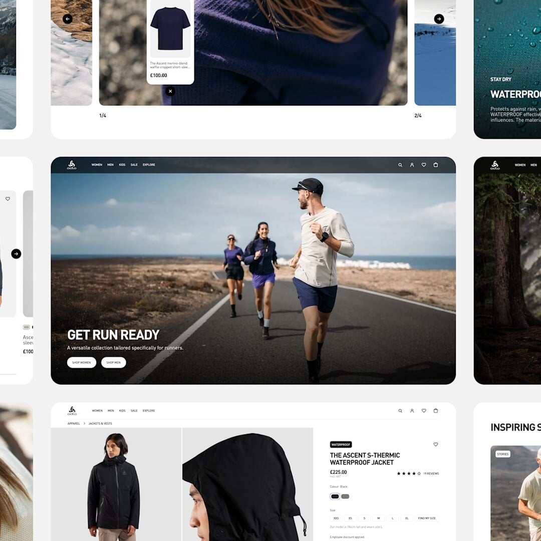 Digital Flagship Redesign for Odlo