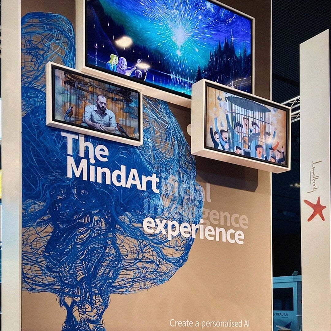 AI Art Experience for Lundbeck