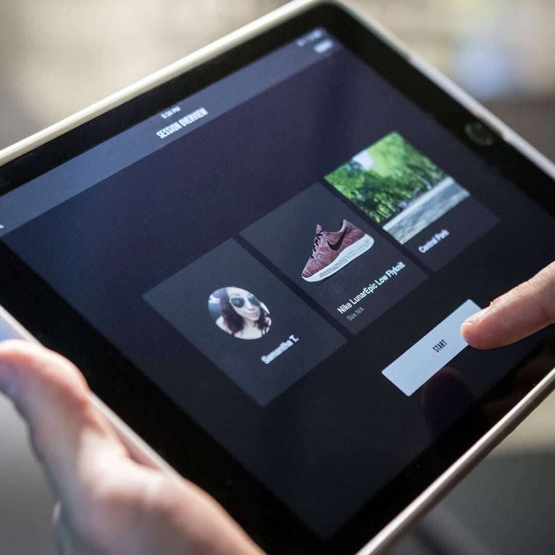 Digital Retail Experience for Nike Trial Zone