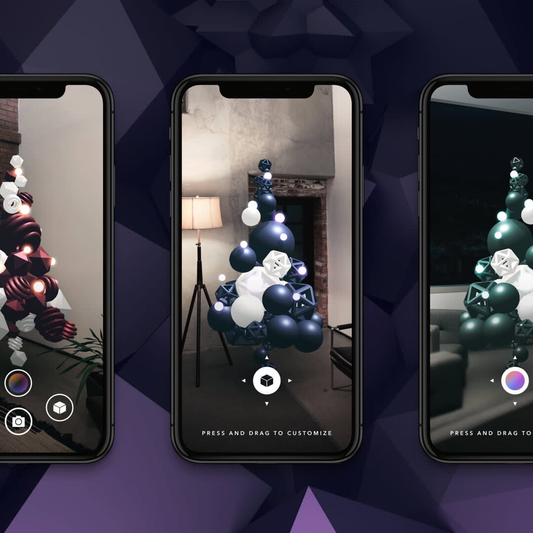 Augmented Reality Holiday App for AKQA