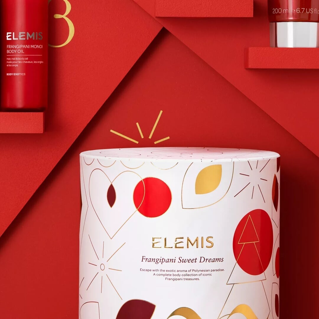 Holiday Packaging Design for Elemis