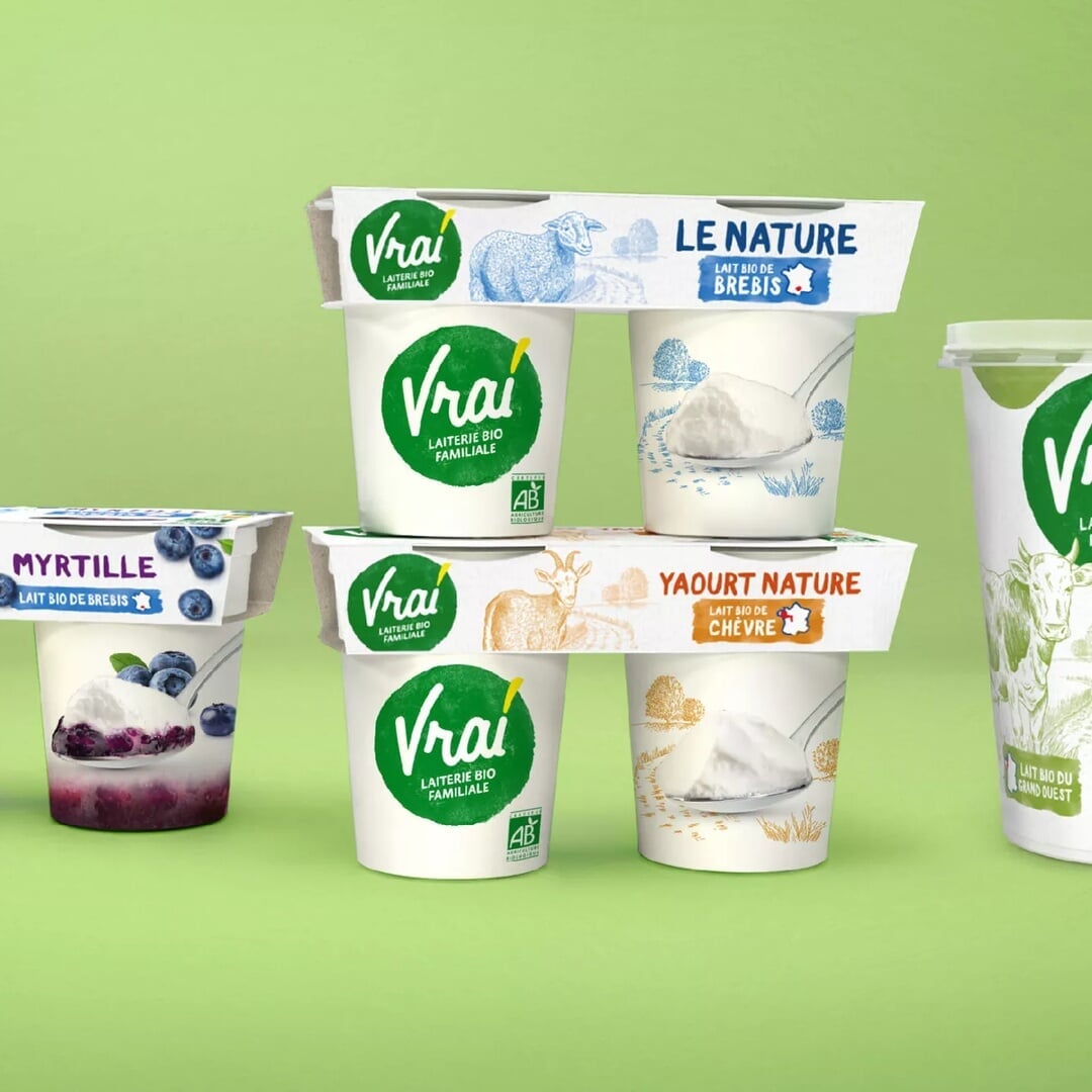 Brand Identity and Packaging Redesign for Vrai