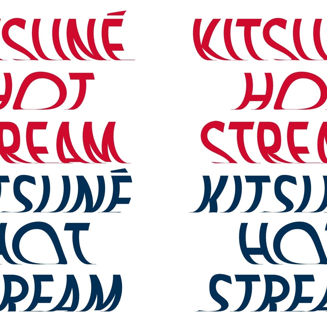 Typographic Illustrations for Maison Kitsuné Radio