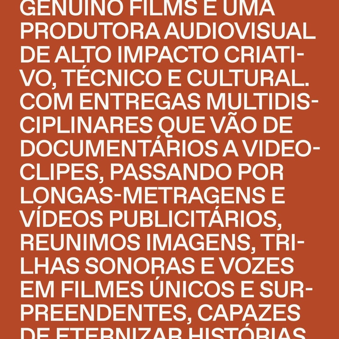 Visual Identity for Genuíno Films
