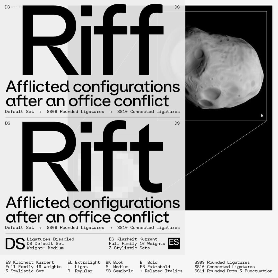 Typeface Design for ES Klarheit Kurrent