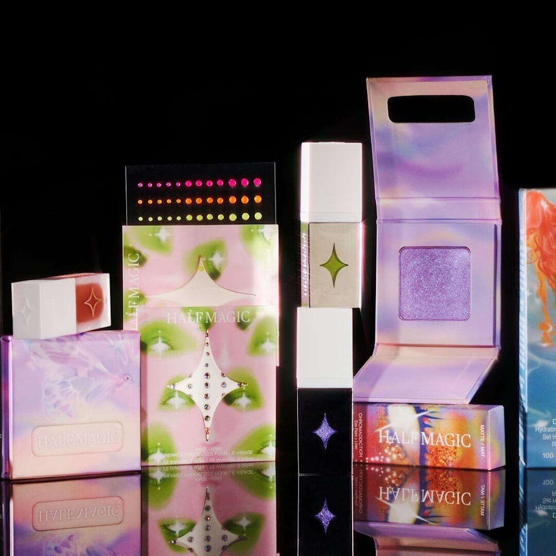 Brand Identity and Packaging for Half Magic Beauty